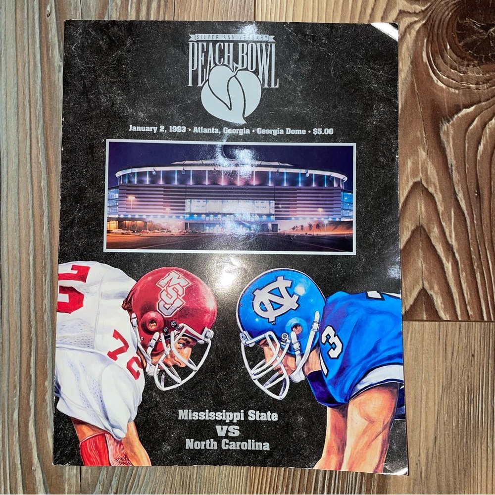 Peach Bowl Program January 2, 1993